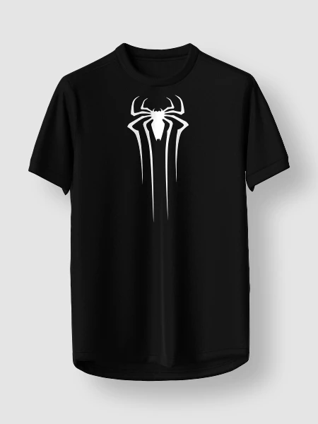 Camisa Preta com símbolo personalizado frente